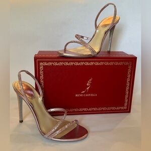 Rene Caovilla heels (practically new)